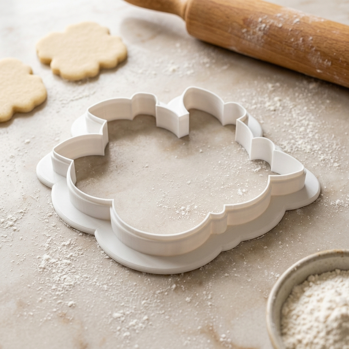 Orange Cluster Cookie Cutter, 3D Printed Food Theme