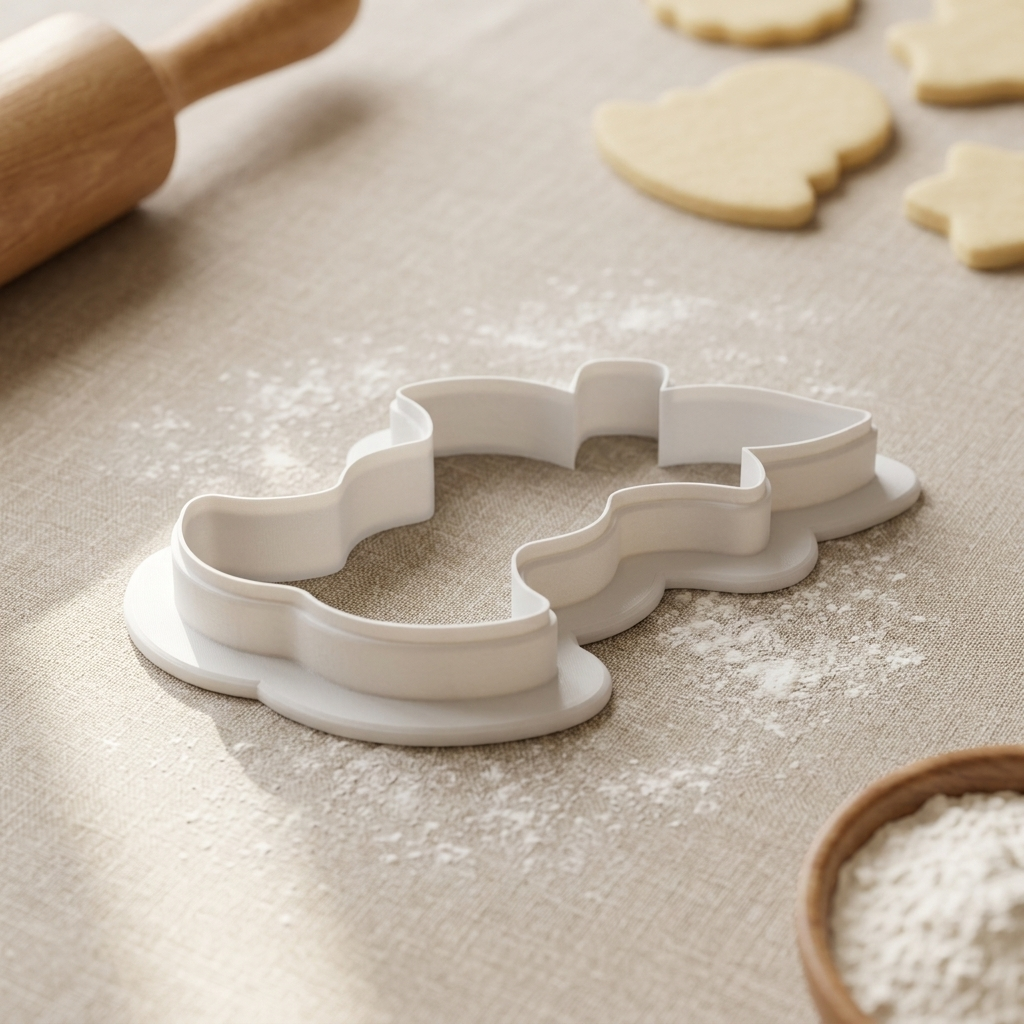 Apple Core Cookie Cutter, 3D Printed School Theme