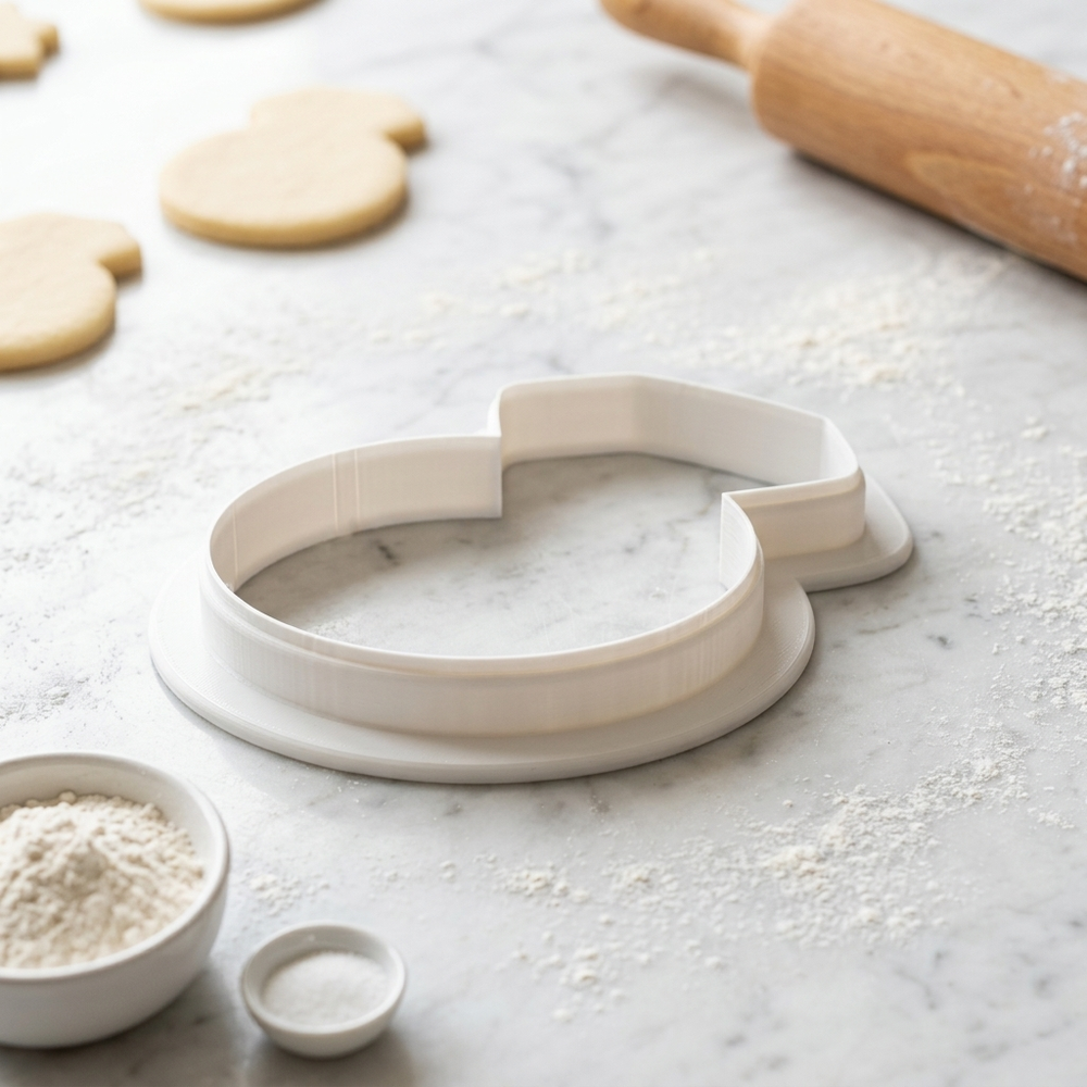 Diamond Ring Cookie Cutter, 3D Printed Wedding Theme