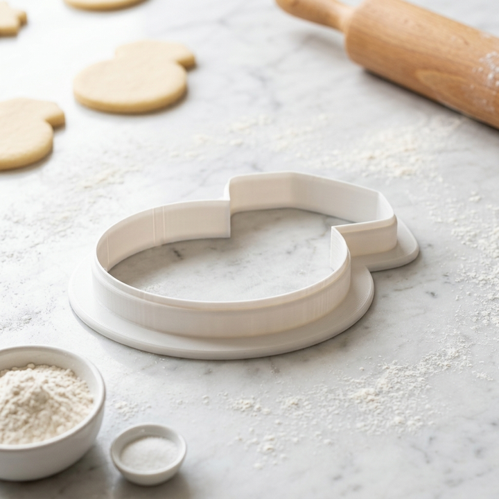 Diamond Ring Cookie Cutter, 3D Printed Wedding Theme