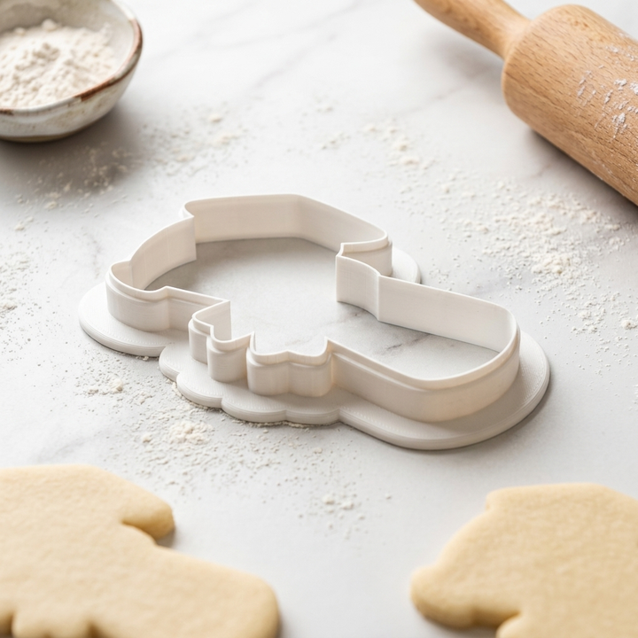 Graduation Diploma With Bow Cookie Cutter, 3D Printed Graduation Theme