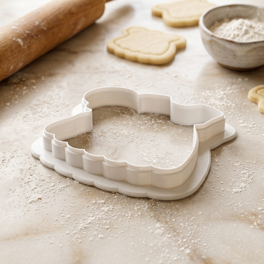 Marilyn Baby Dress Cookie Cutter, 3D Printed Baby Shower Theme