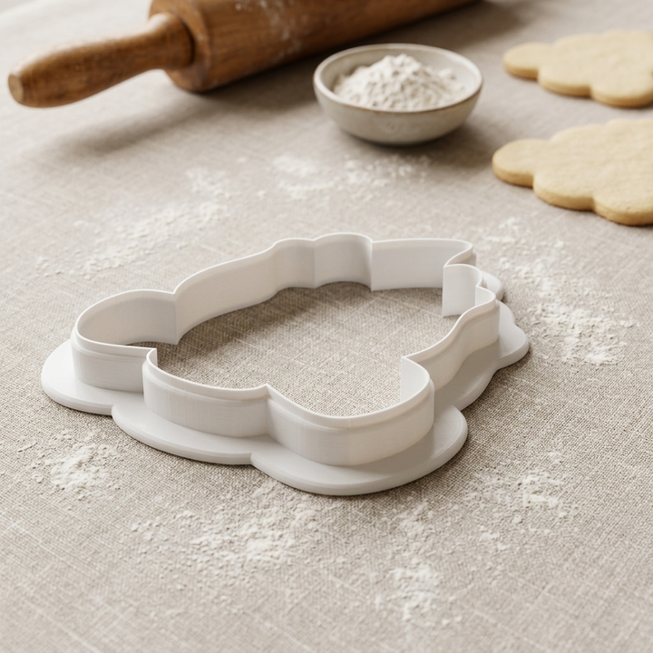 Campfire Cookie Cutter, 3D Printed Outdoor Theme