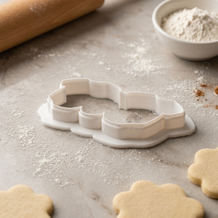 Twin Baby Outfits Cookie Cutter, 3D Printed Baby Shower Theme