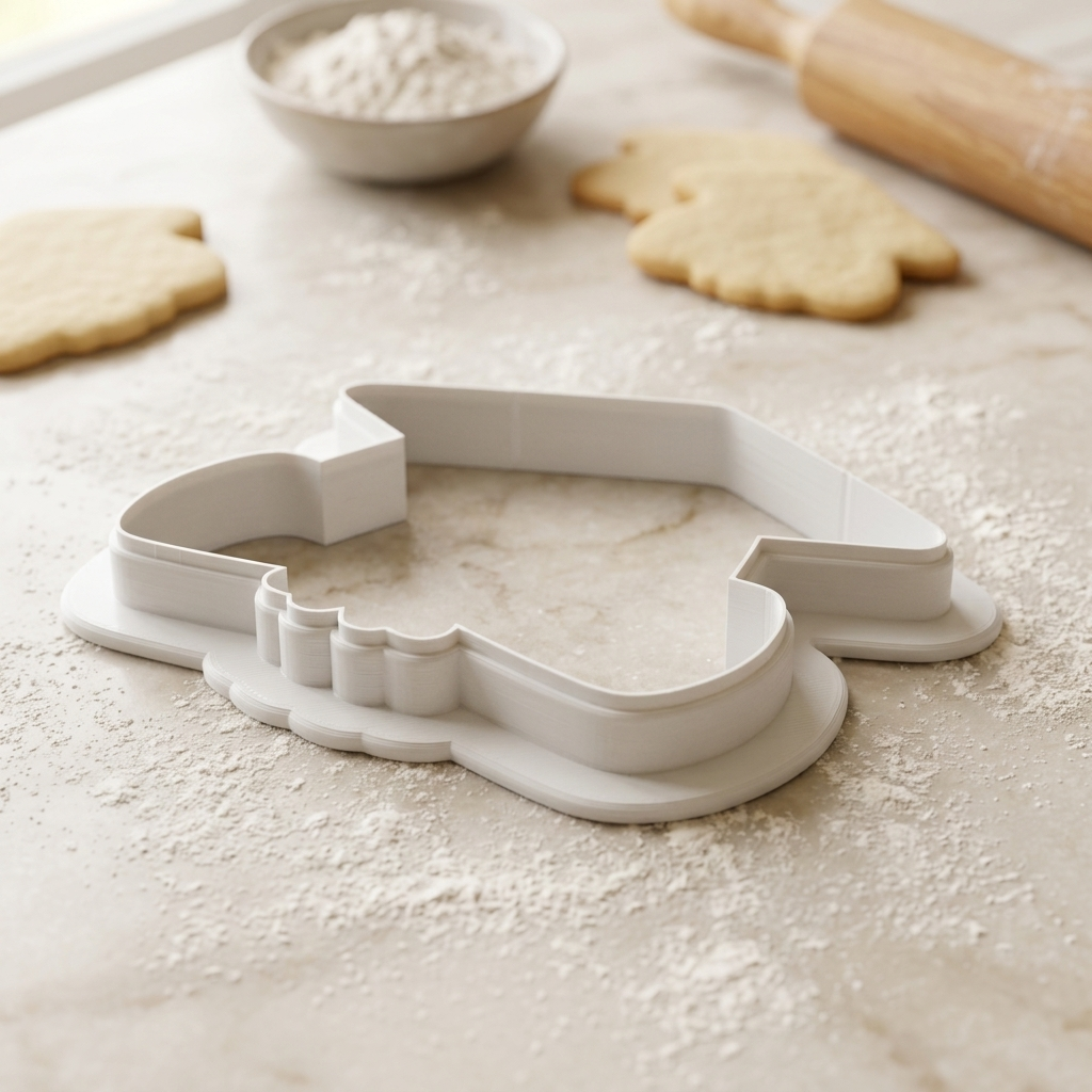 Graduation Cap With Diploma Cookie Cutter, 3D Printed Graduation Theme