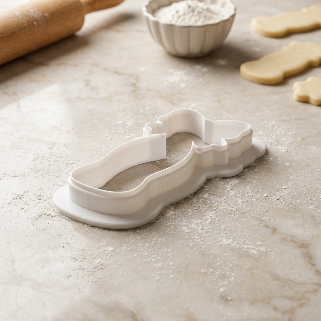 Bow Soda Bottle Cookie Cutter, 3D Printed Baby Shower Theme