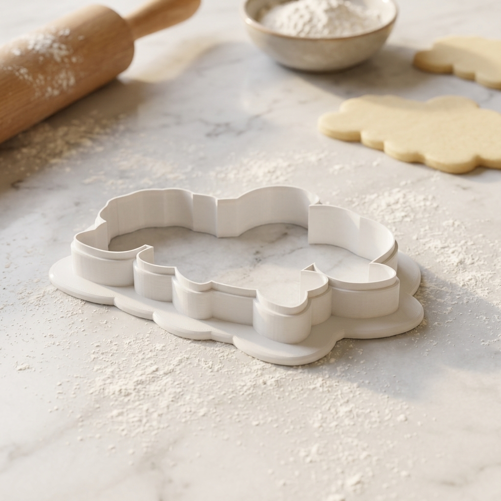 Circus Animals Elephant Seal Lion Cookie Cutter, 3D Printed Animal Theme