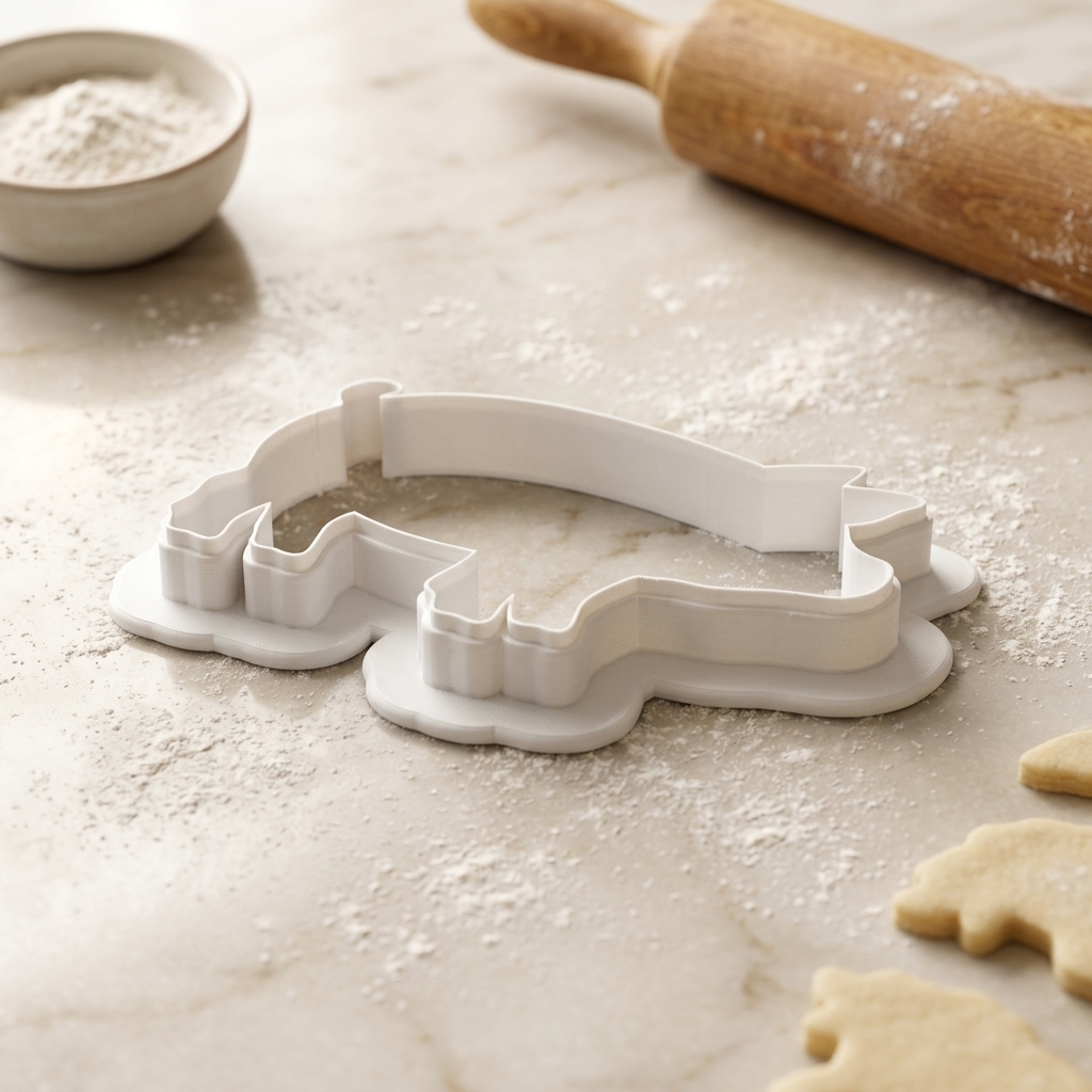 Shire Show Pig Cookie Cutter, 3D Printed Animal Theme