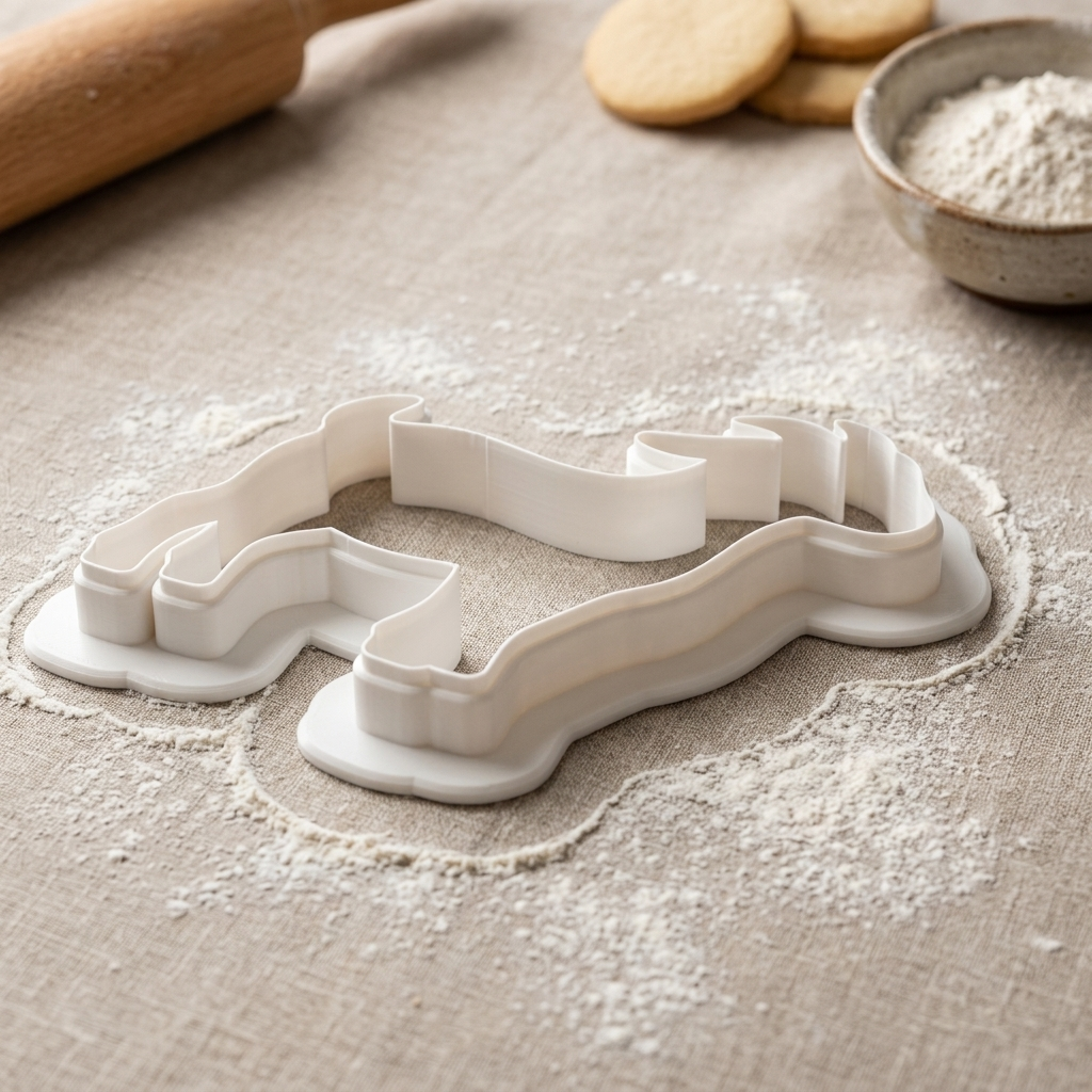 Boer Goat Cookie Cutter, 3D Printed Animal Theme