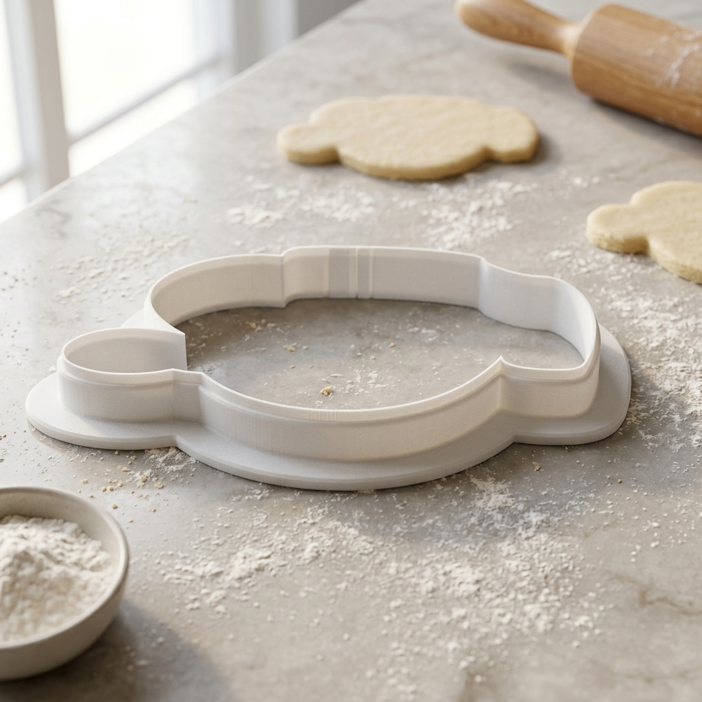 Long Sleeve Knotted Baby Wrap Cookie Cutter, 3D Printed Baby Shower Theme