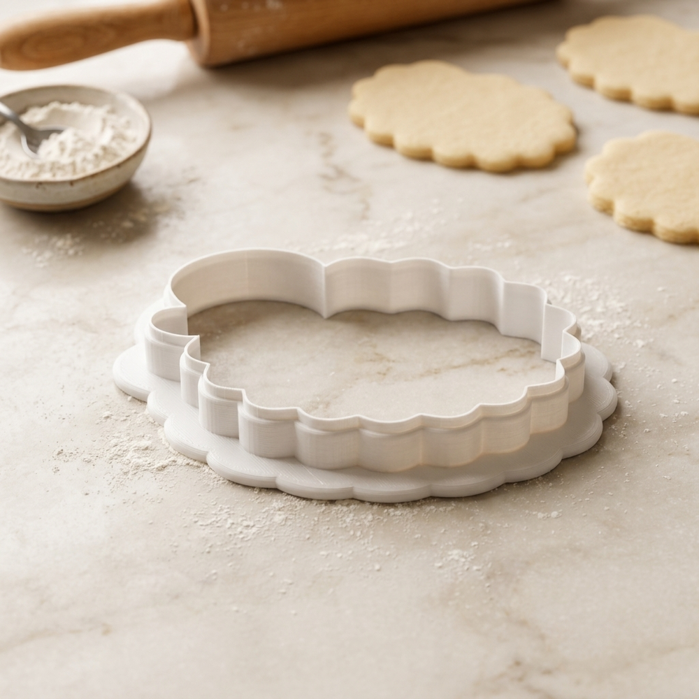 Bottle Cap Circle Cookie Cutter, 3D Printed Baby Shower Theme