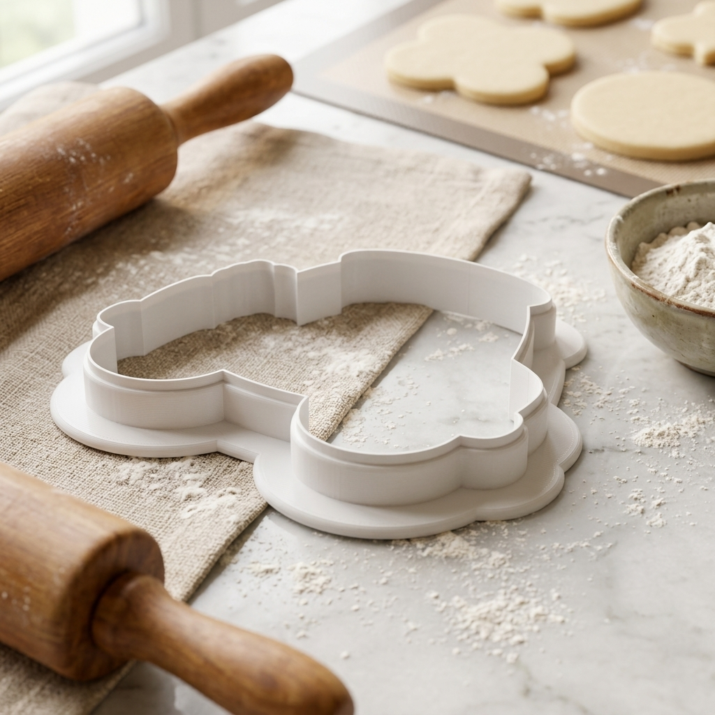 Christmas Cozy Coupe Cookie Cutter, 3D Printed Christmas Theme
