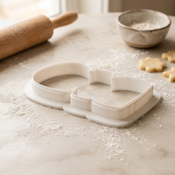 Dad Fathers Day Cookie Cutter, 3D Printed Father&