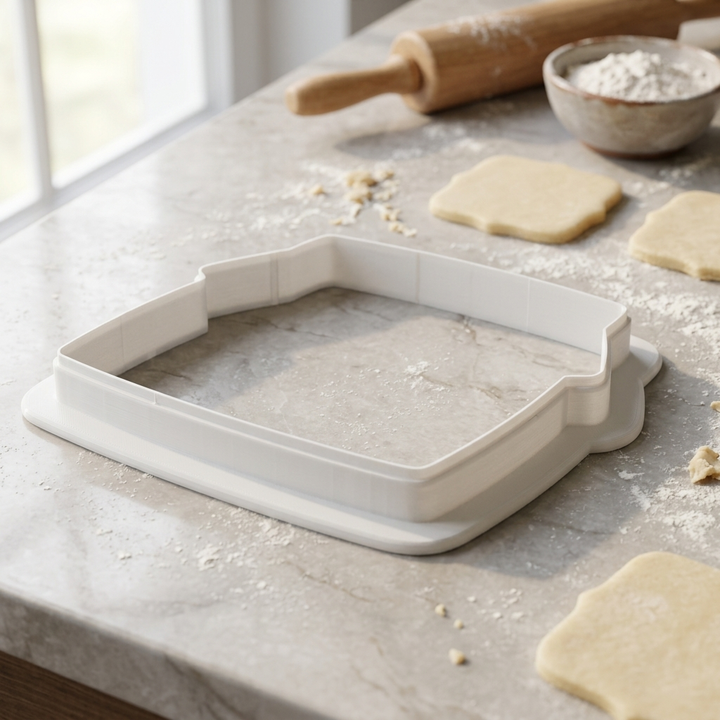 Patisserie Cookie Cutter, 3D Printed Cookie Theme