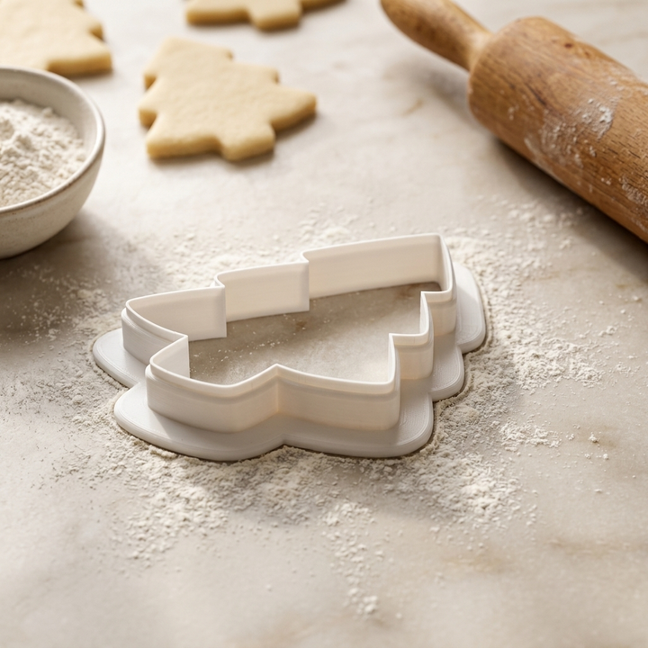 Tall Cozy Christmas Cookie Cutter, 3D Printed Christmas Theme