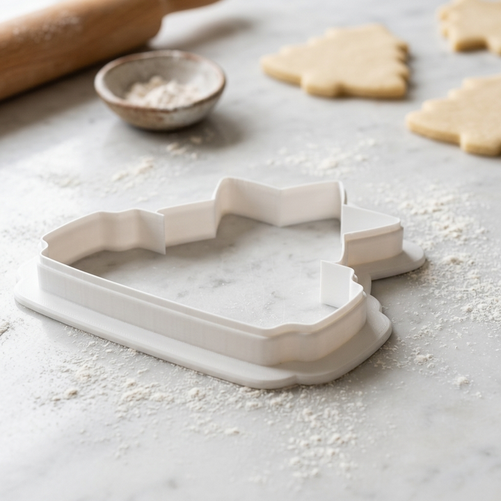 Chicago Star Cookie Cutter, 3D Printed Shape Theme