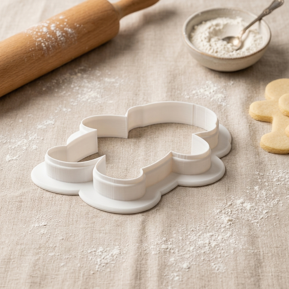 Gender Reveal Boy Cookie Cutter, 3D Printed Cookie Theme