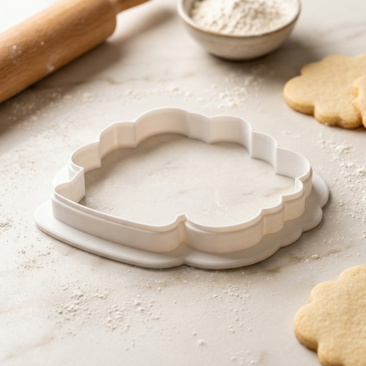 Strawberry Summer Cookie Cutter, 3D Printed Food Theme