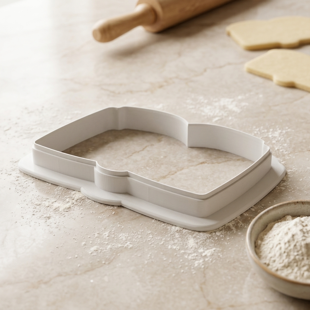 A New Chapter Begins Cookie Cutter, 3D Printed Cookie Theme