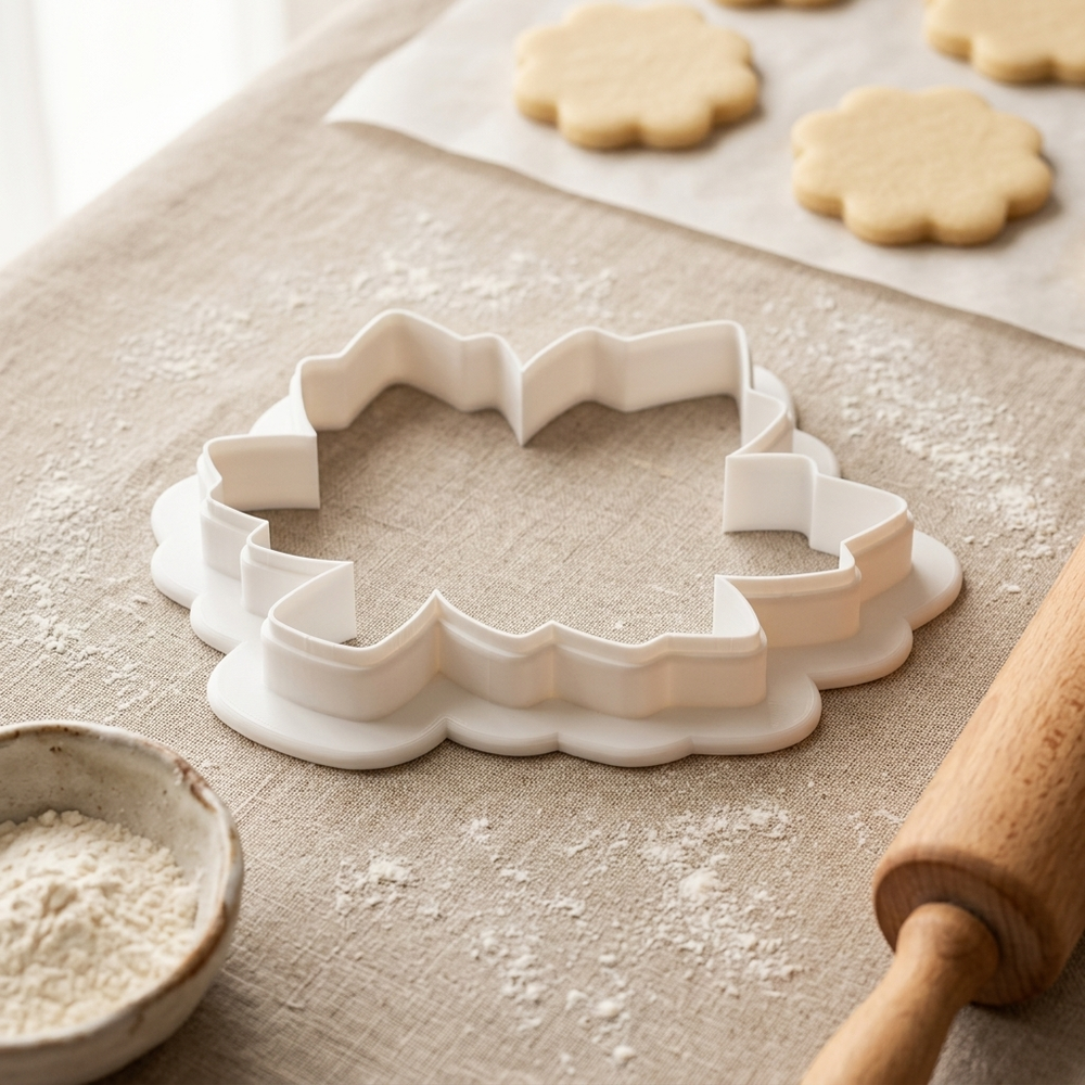 Maple Leaf Detailed Fall Thanksgiving Cookie Cutter, 3D Printed Holiday Theme