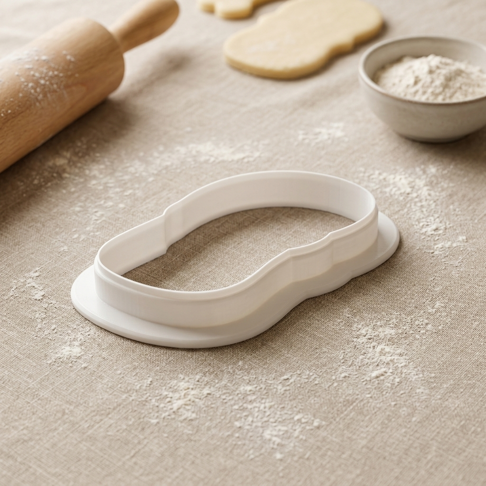 Flip Flop Cookie Cutter | 3D Printed | Fondant & Cookie Dough