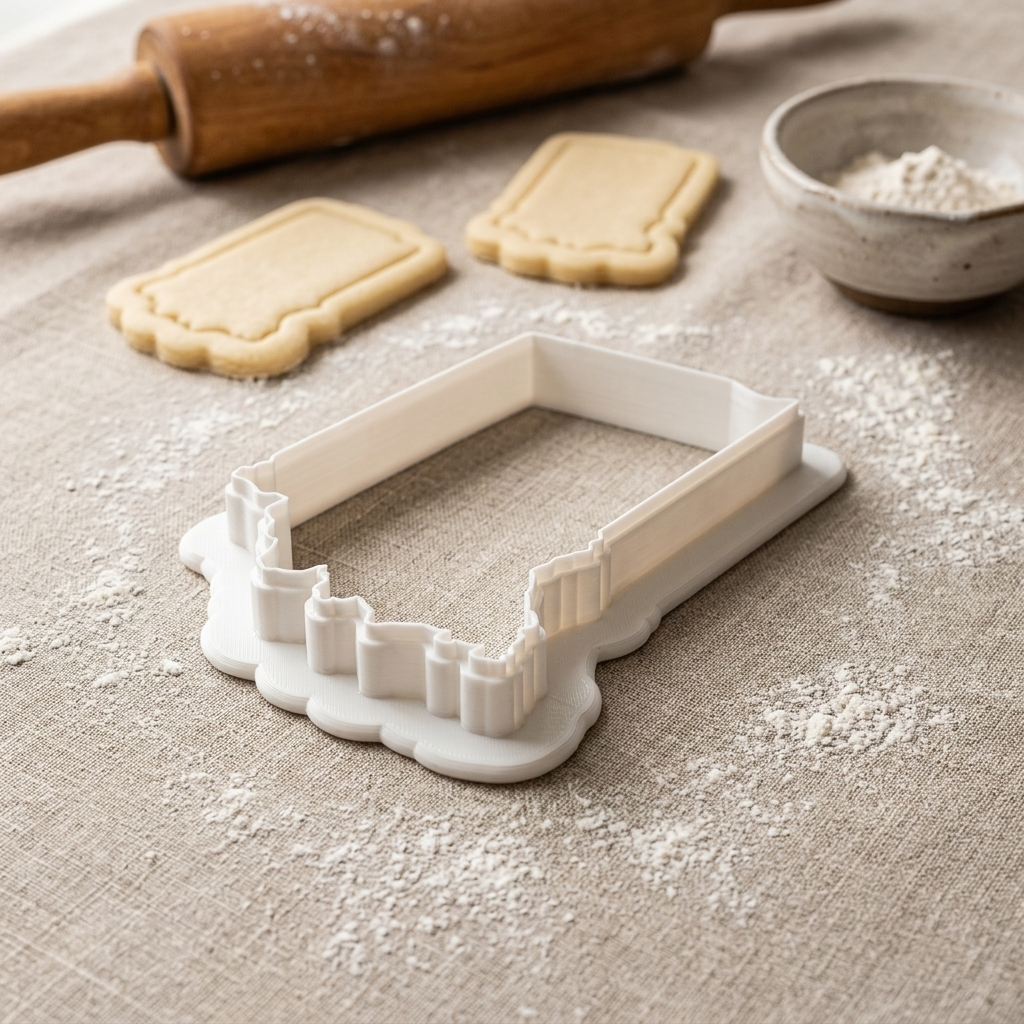 State Of Indiana Cookie Cutter, 3D Printed Cookie Theme