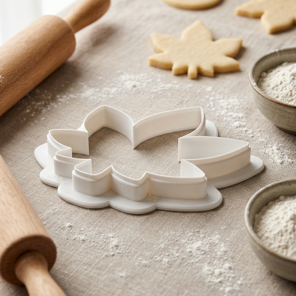 Weed Leaf Celeblaze Cookie Cutter, 3D Printed Garden Theme