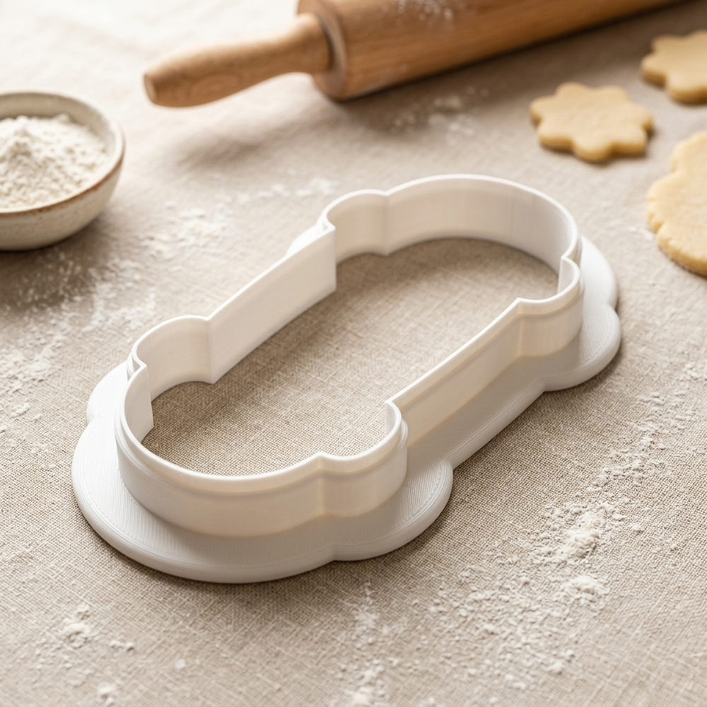 Skate Board Cookie Cutter, 3D Printed Cookie Theme