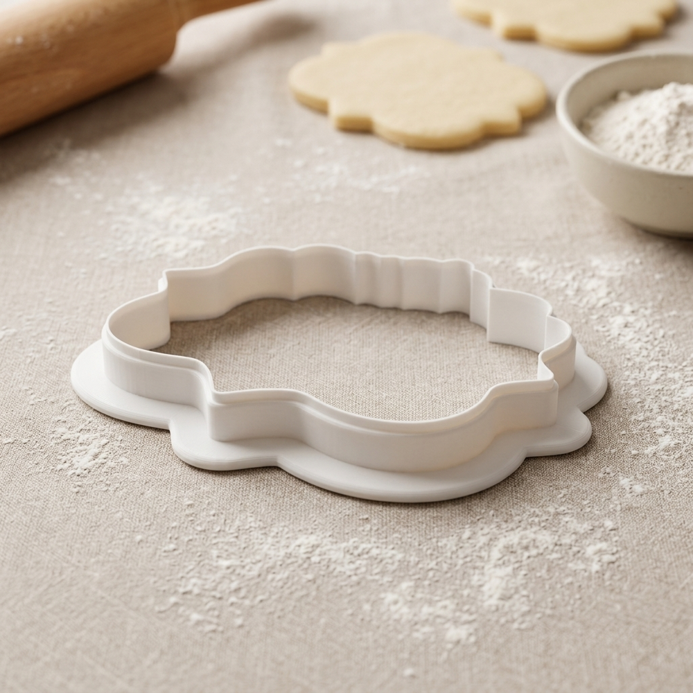 Halloween Name Plaques Cookie Cutter, 3D Printed Halloween Theme