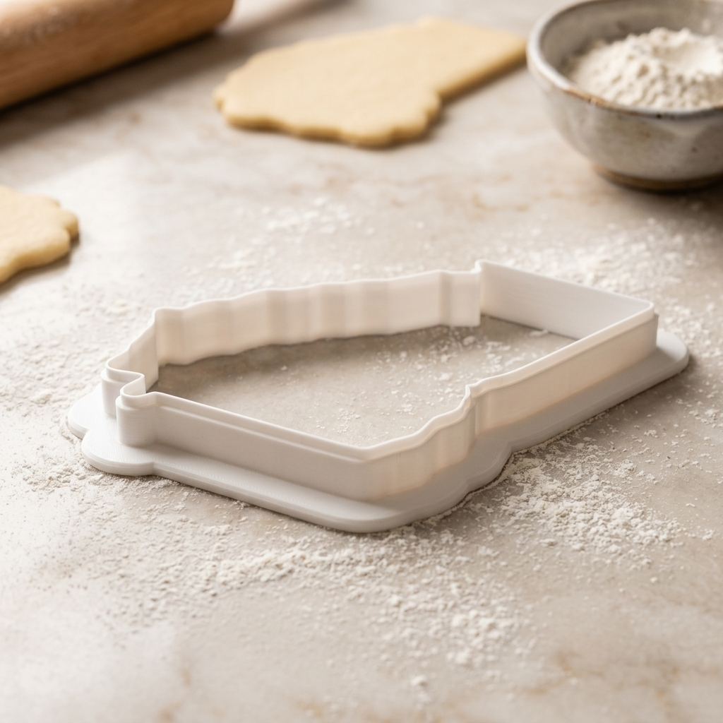 State Of Georgia Cookie Cutter, 3D Printed Cookie Theme