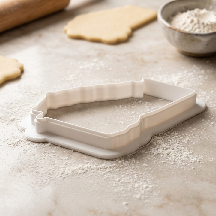 State Of Georgia Cookie Cutter, 3D Printed Cookie Theme