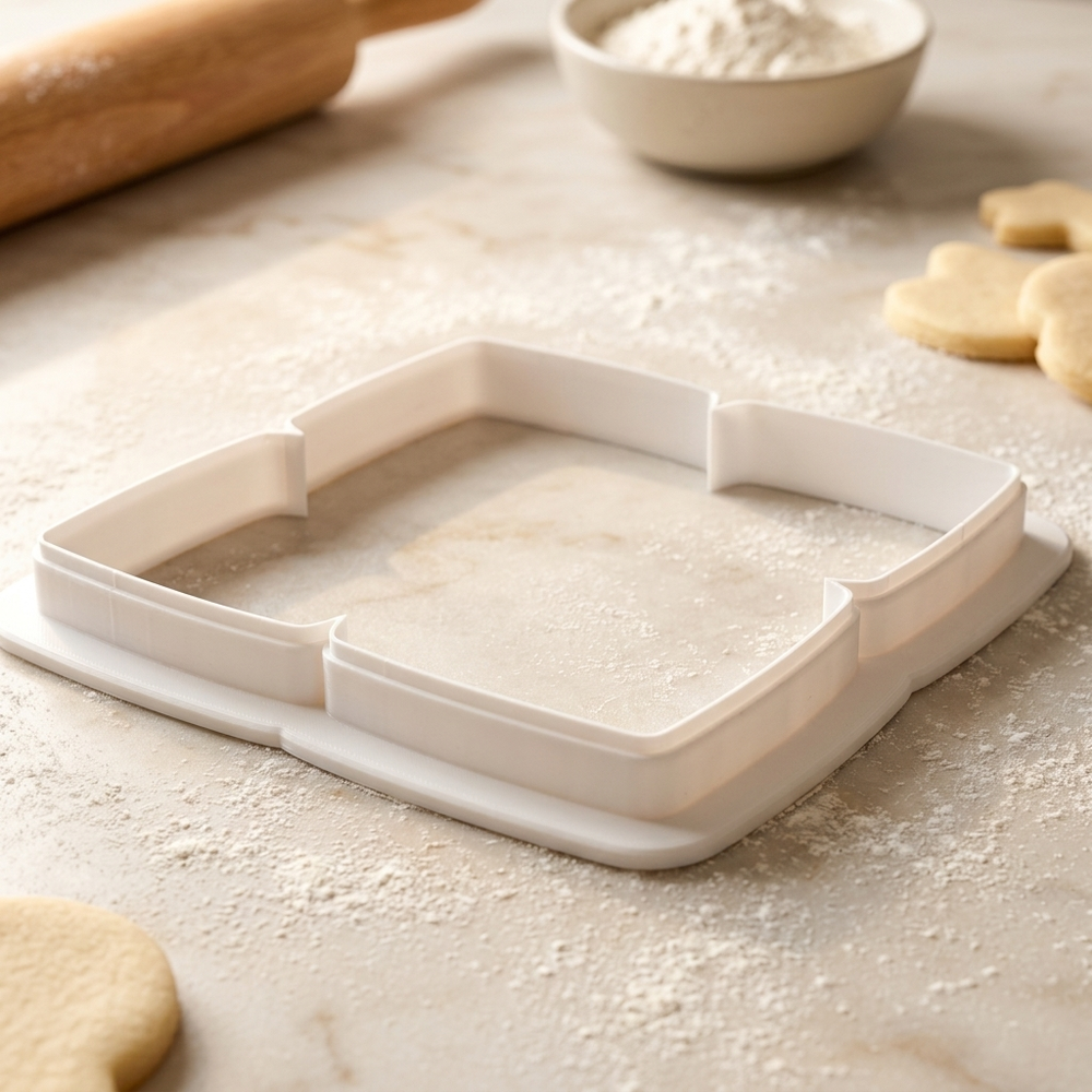 Multiple Square Cookie Cutter, 3D Printed Shape Theme