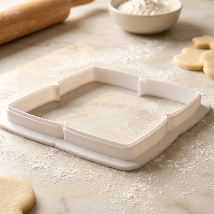 Multiple Square Cookie Cutter, 3D Printed Shape Theme