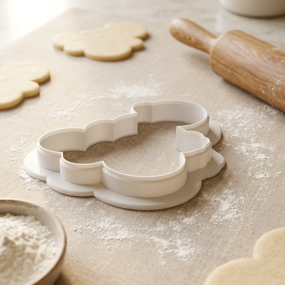 Ostrich Zoo Baby Cookie Cutter, 3D Printed Baby Shower Theme
