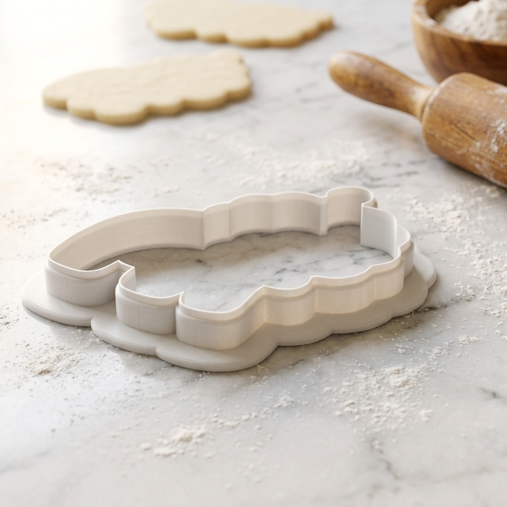 Party Animal Cookie Cutter, 3D Printed Animal Theme