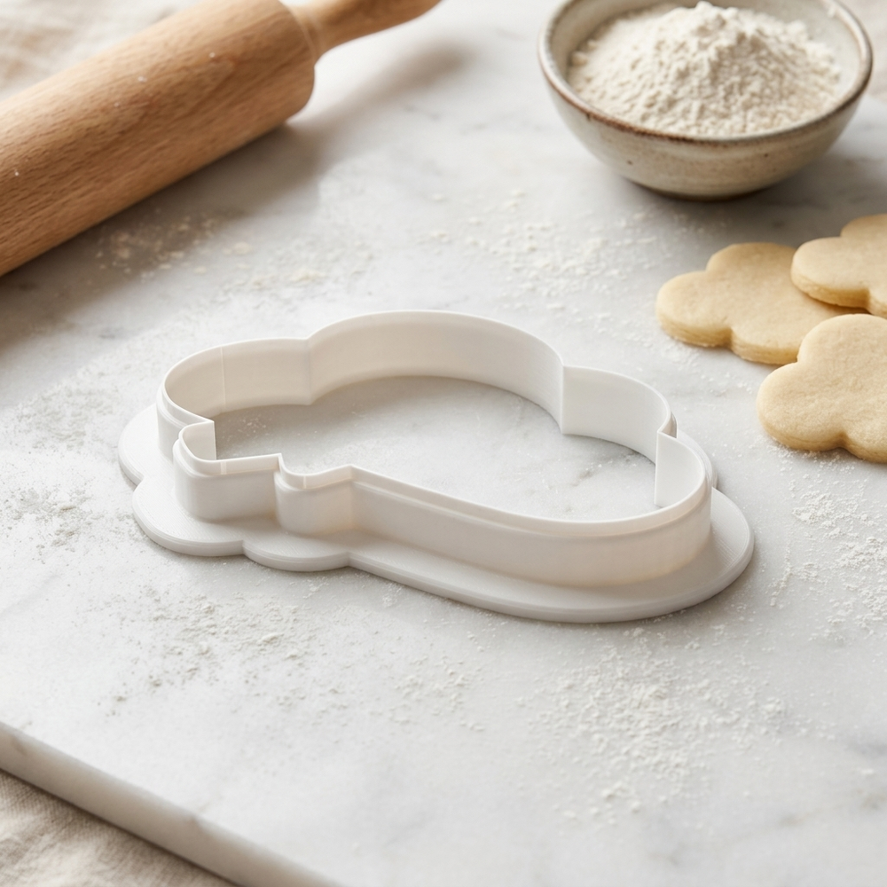 Digital Cookie Cutter, 3D Printed Cookie Theme
