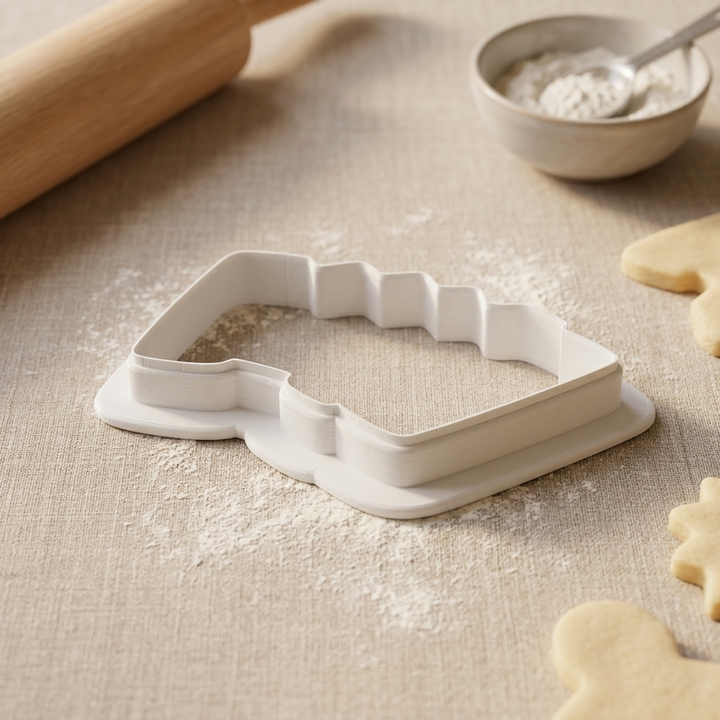 Accordion Cookie Cutter, 3D Printed Cookie Theme