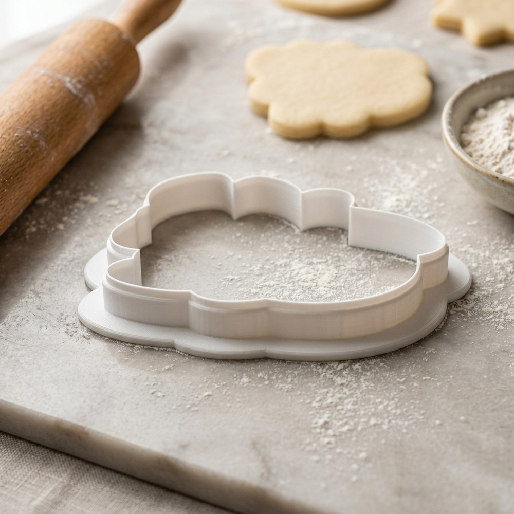 Shrimp Printed Crawfish Cookie Cutter, 3D Printed Cookie Theme