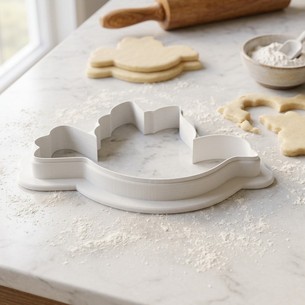 Dove Cookie Cutter, 3D Printed Garden Theme
