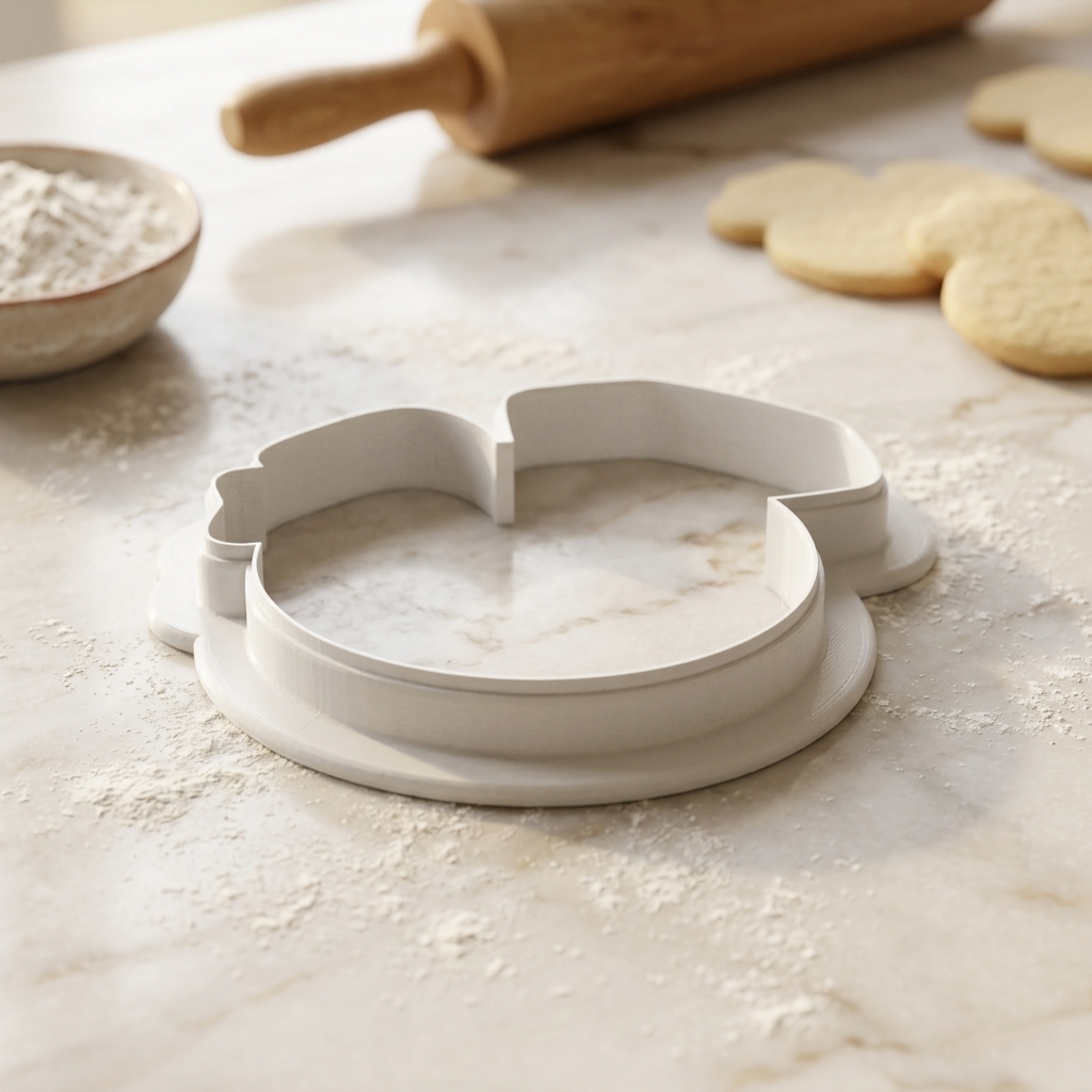 Ring With Bow Wedding Bridal Cookie Cutter, 3D Printed Wedding Theme
