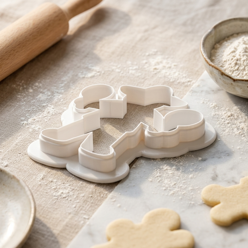 Man With Maracas Cookie Cutter, 3D Printed Cookie Theme