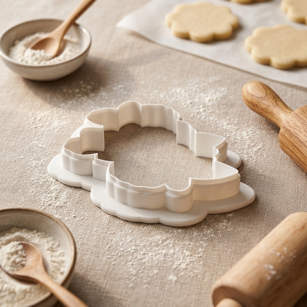 Cherry Blossom Flower Cookie Cutter, 3D Printed Food Theme