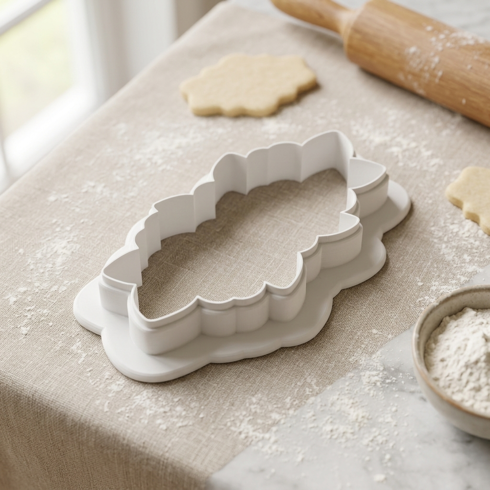 Tall Flower Cookie Cutters” Tall Cookie Cutter, 3D Printed Garden Theme