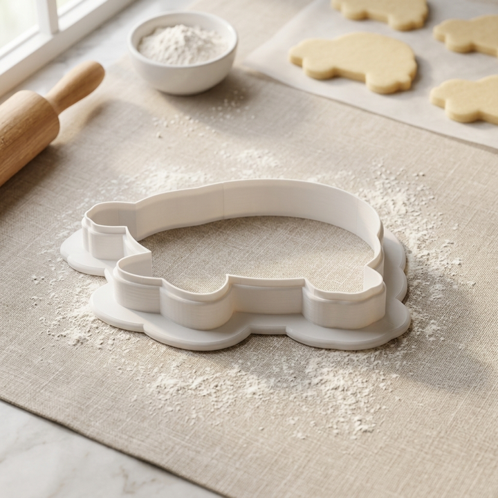 Blobfish Cookie Cutter, 3D Printed Cookie Theme