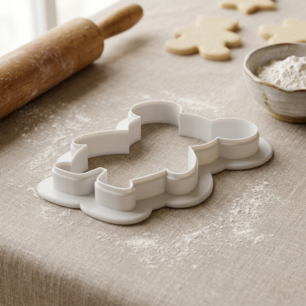 Boy Mouse Cookie Cutter, 3D Printed Cookie Theme
