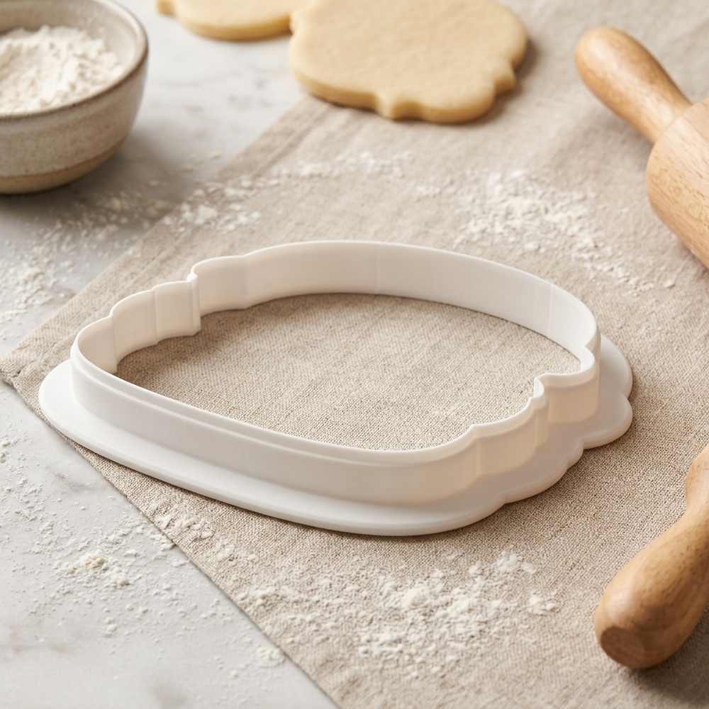 Hamburger Cookie Cutter, 3D Printed Cookie Theme