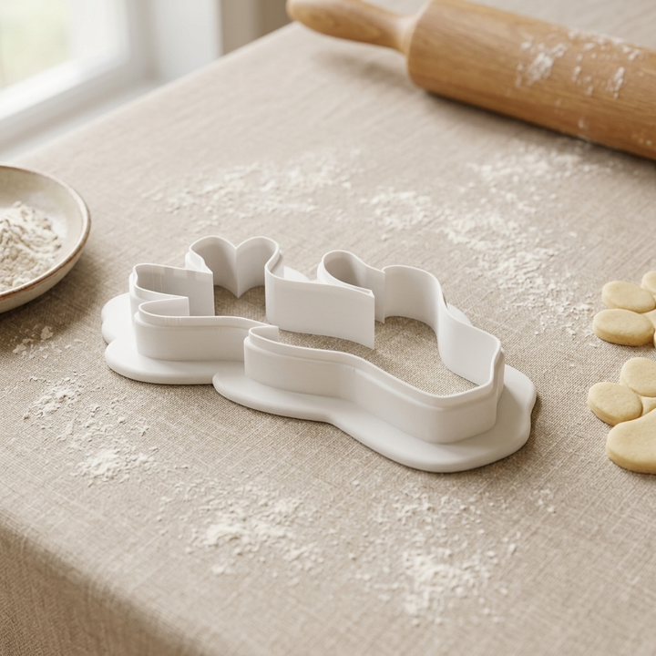 Driftwood Cookie Cutter, 3D Printed Cookie Theme