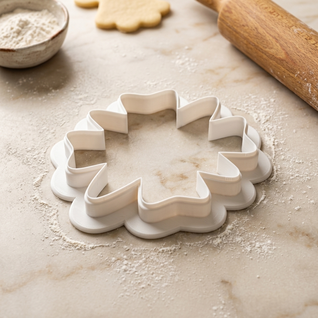 Sparkle Cookie Cutter, 3D Printed Cookie Theme