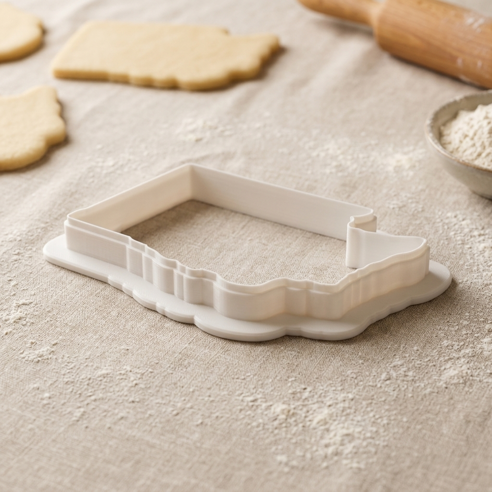 State Of Washington Cookie Cutter, 3D Printed Cookie Theme
