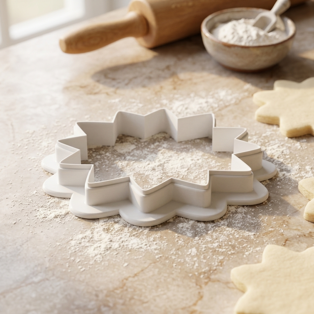 Star Cluster Fourth Of July Design Cookie Cutter, 3D Printed Holiday Theme